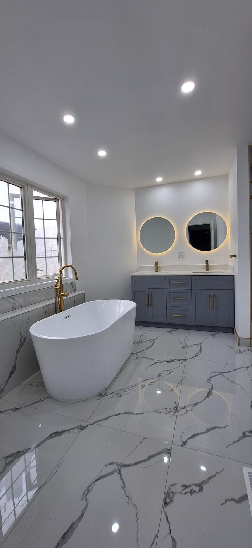 Finished ensuite renovation by Ace Contracting